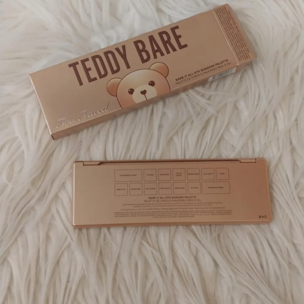💖FIRM! NWT TOO FACED TEDDY BARE BARE IT ALL EYESHADOW PALETTE (LIMITED EDITION)